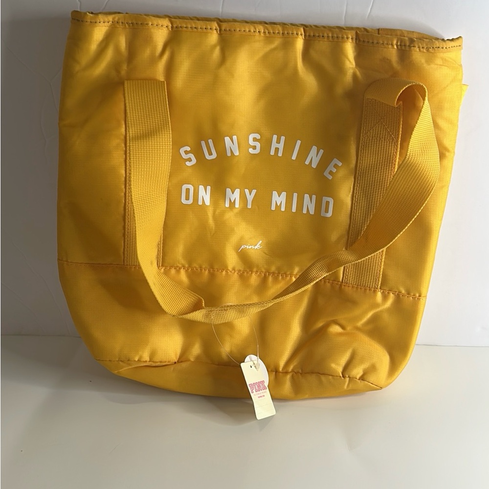 PINK Sunshine Yellow Tote Bag - NWT‎ - Picture 4 of 4